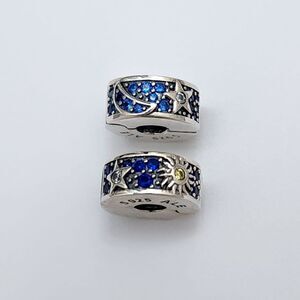 Pandora Celestial Sun, Star, and Moon Clips